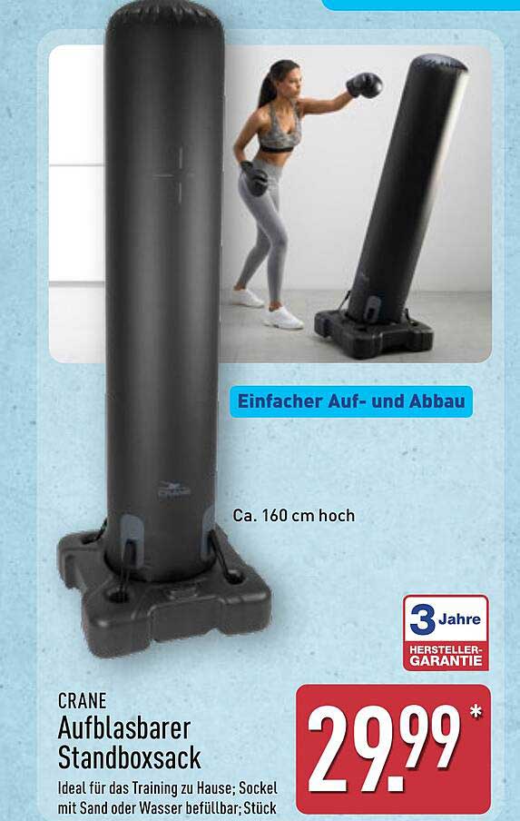 CRANE Aufblasbarer Standboxsack