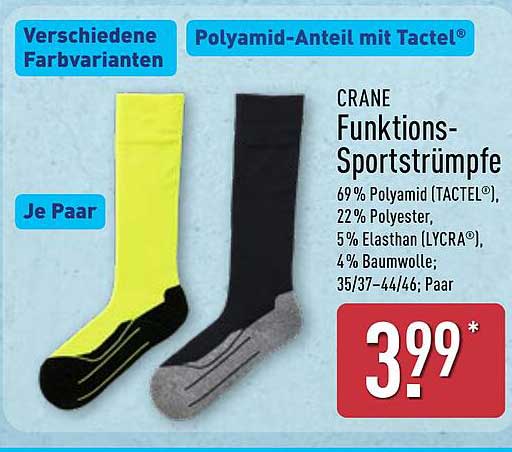 CRANE Funktions-Sportstrümpfe - Je Paar