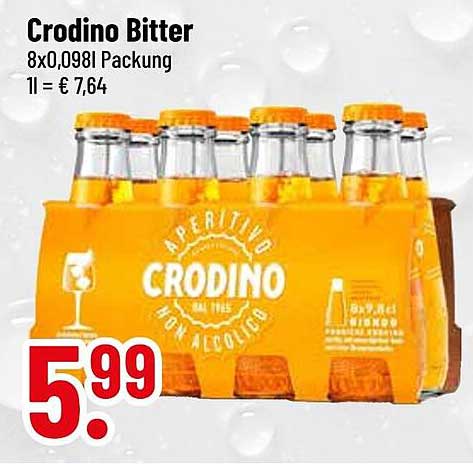 Crodino Bitter 8x0,098l Packung