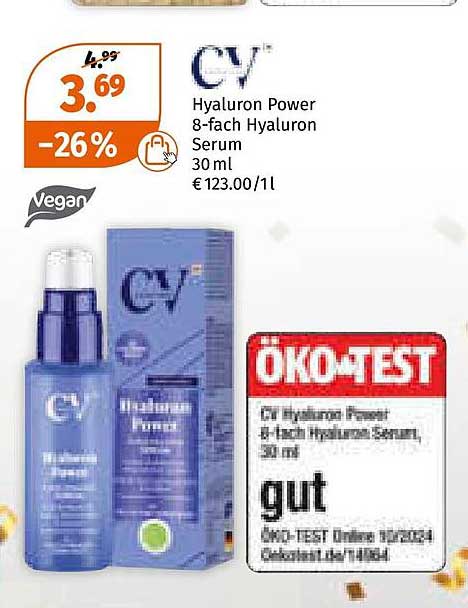 CV Hyaluron Power 8-fach Hyaluron Serum 30 ml