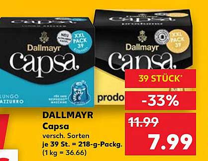 DALLMAYR Capsa - Verschiedene Sorten im XXL Pack