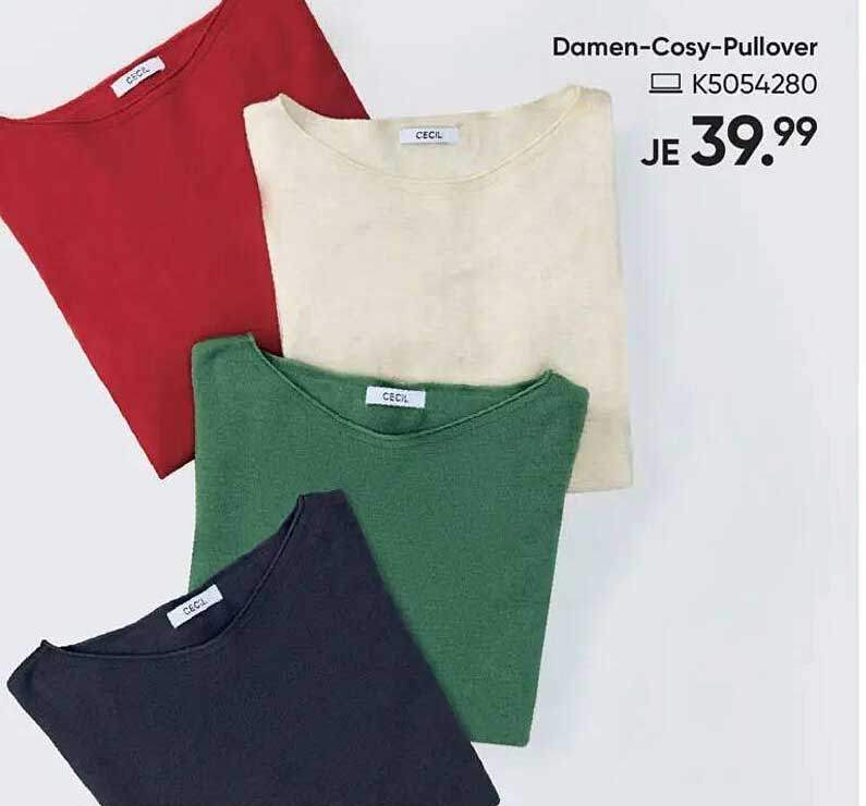 Damen-Cosy-Pullover
