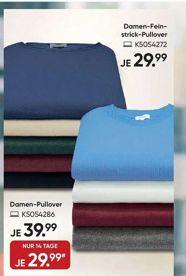 Damen-Feinstrick-Pullover