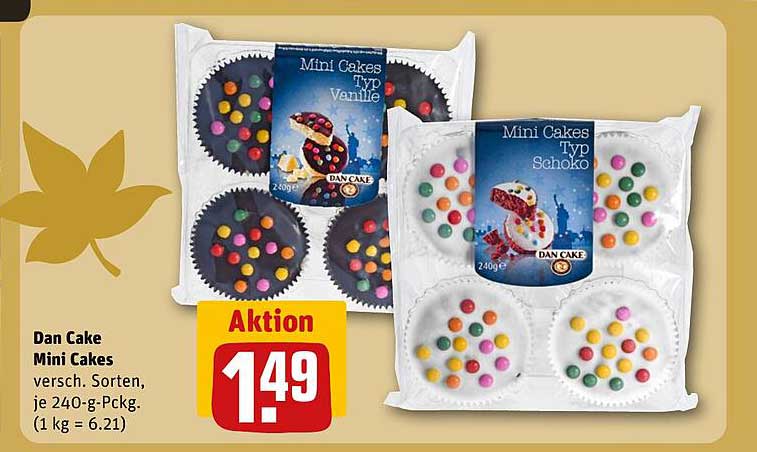 Dan Cake Mini Cakes – verschiedene Sorten, je 240 g-Packung
