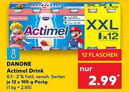 DANONE Actimel Drink 12 x 100 g Packung