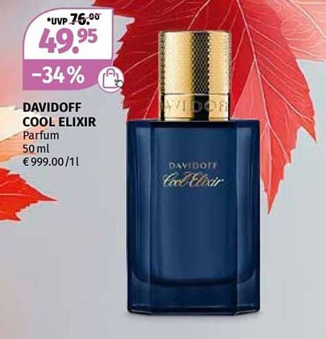 DAVIDOFF COOL ELIXIR Parfum 50 ml