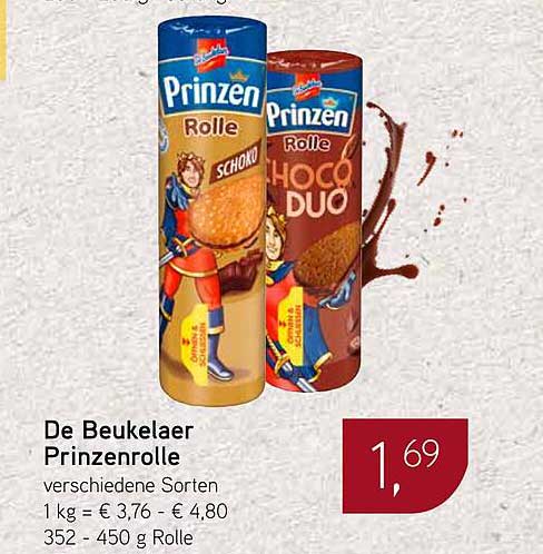 De Beukelaer Prinzenrolle - verschiedene Sorten