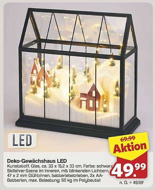 Deko-Gewächshaus LED