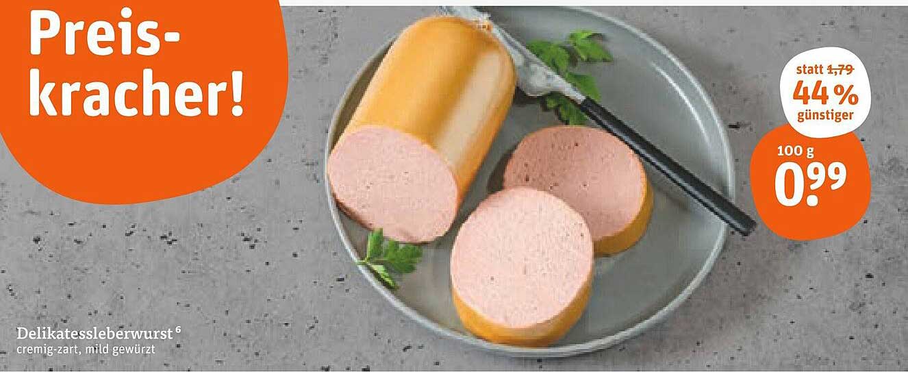Delikatessleberwurst - cremig-zart, mild gewürzt