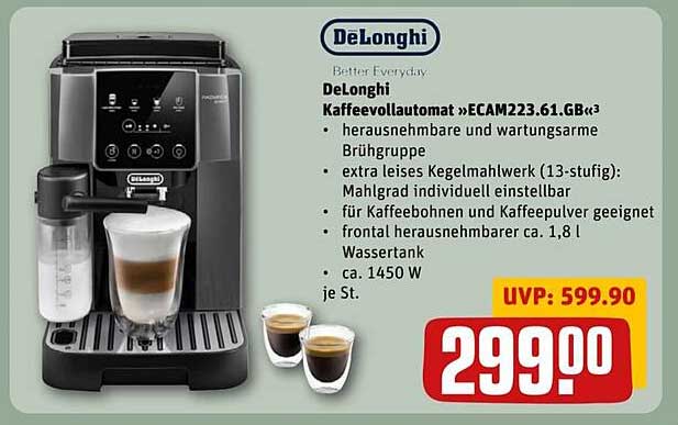 DeLonghi Kaffeevollautomat »ECAM223.61.GB«