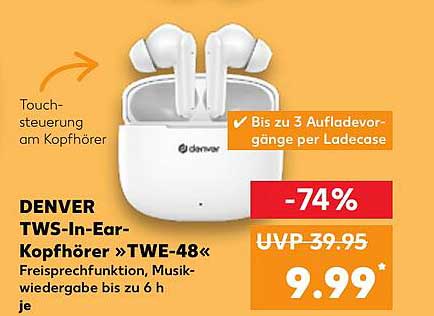 DENVER TWS-In-Ear-Kopfhörer »TWE-48«
