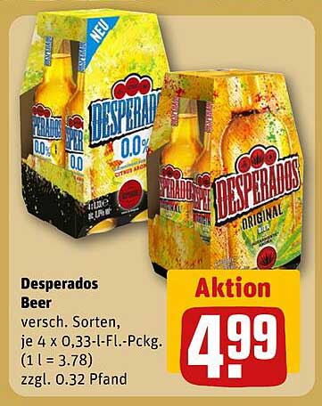 Desperados Bier – Verschiedene Sorten für jeden Geschmack