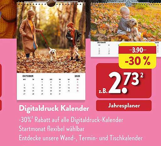 Digitaldruck Kalender