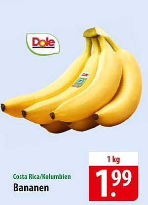Dole Bananen - Costa Rica/Kolumbien - 1 kg