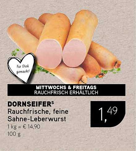 Dornseifer® Rauchfrische, feine Sahne-Leberwurst
