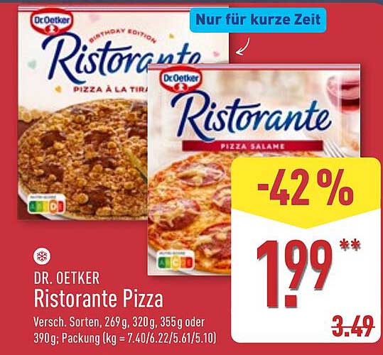 Dr. Oetker Ristorante Pizza - Verschiedene Sorten