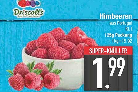 Driscoll's Himbeeren aus Portugal 125g