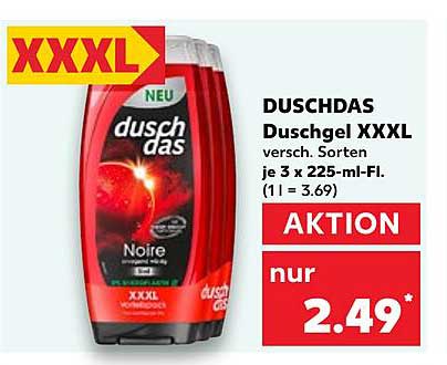 DUSCHDAS Duschgel XXXL versch. Sorten je 3 x 225-ml-Fl.
