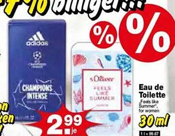 Eau de Toilette 'Feels like Summer' für Damen und Adidas Champions Intense
