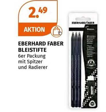 EBERHARD FABER Blei­stifte 6er Packung mit Spitzer und Radierer