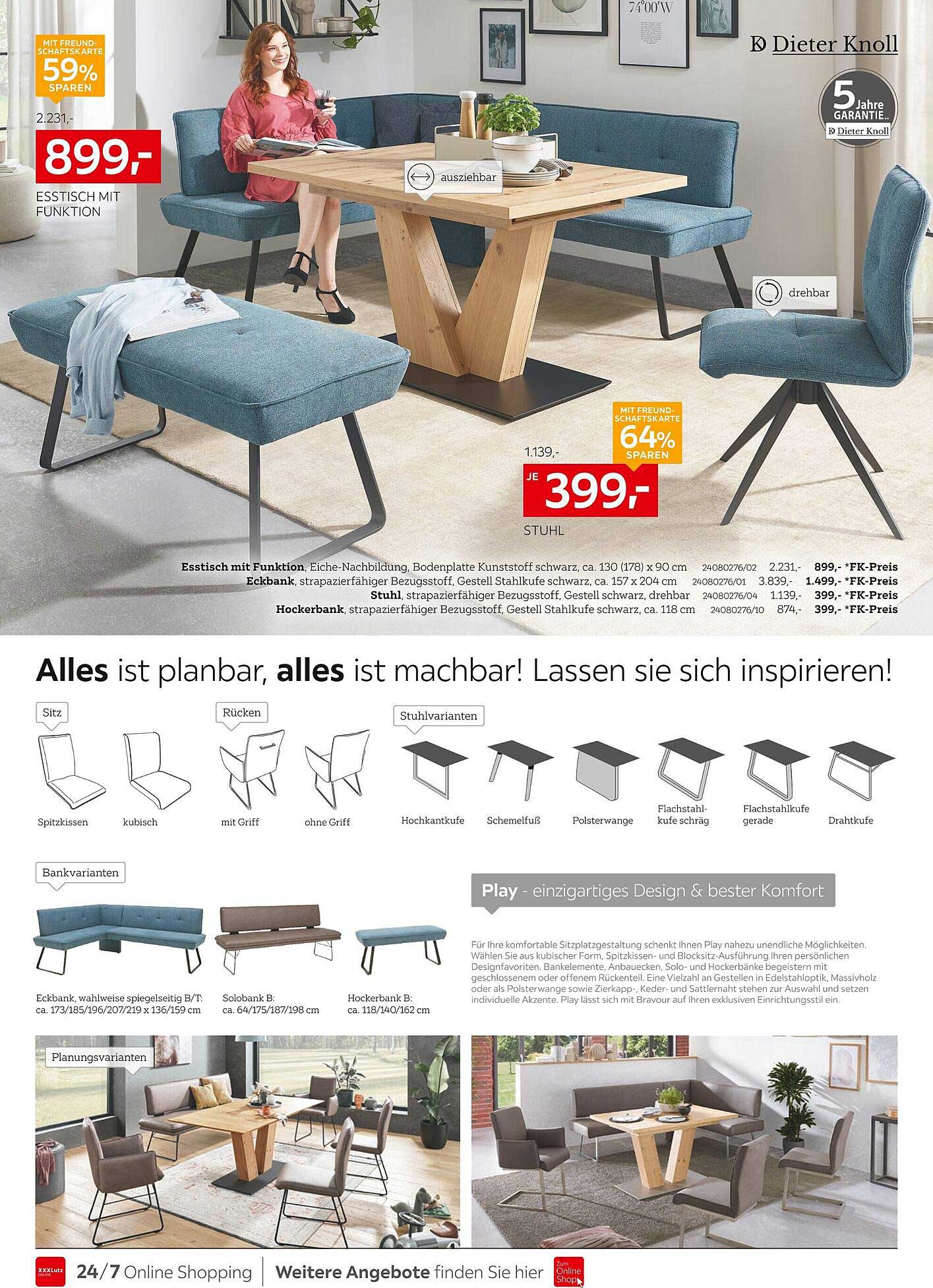 Eckbank mit Funktion von XXXLutz