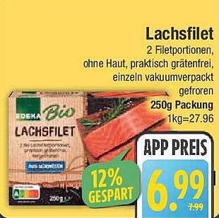 EDEKA Bio Lachsfilet 250g