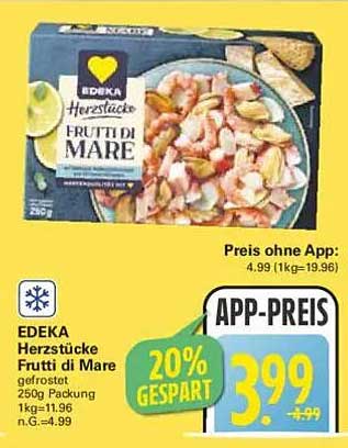 EDEKA Herzstücke Frutti di Mare - gefrostet 250g