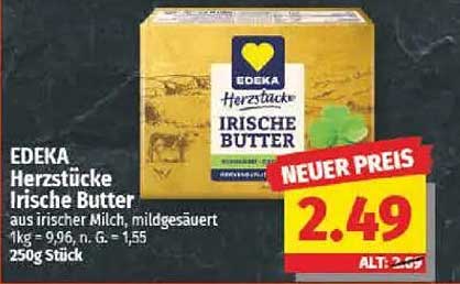 EDEKA Herzstücke Irische Butter 250g