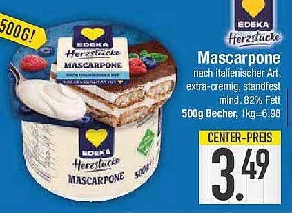 EDEKA Herzstücke Mascarpone 500g
