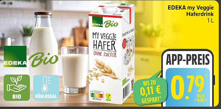 EDEKA my Veggie Haferdrink 1 L