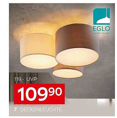 EGLO Deckenleuchte 7er Set