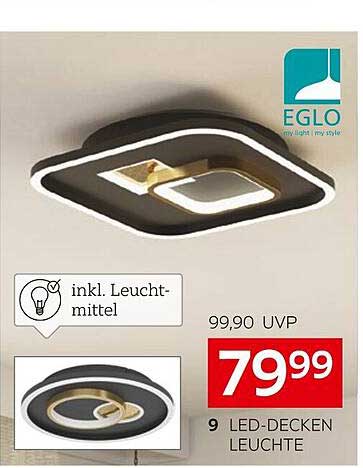 EGLO LED-Deckenleuchte – Funktionalität trifft Design