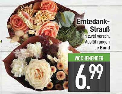 Erntedank-Strauß in zwei verschiedenen Ausführungen
