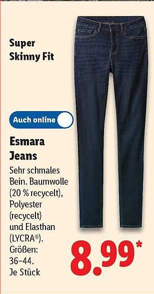 Esmara Jeans - Super Skinny Fit