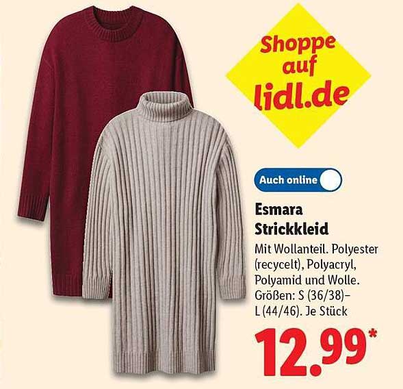 Esmara Strickkleid - Gemütlichkeit trifft auf Stil