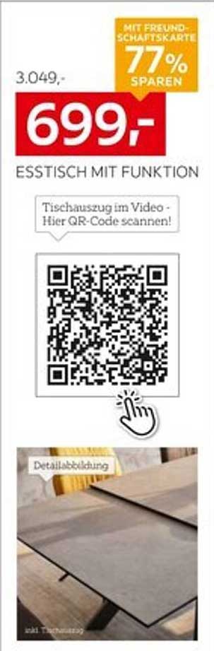 Esstisch mit Funktion - 77% sparen!