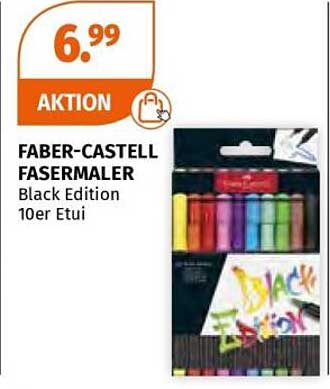 FABER-CASTELL FASERMALER Black Edition 10er Etui