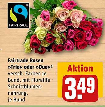 Fairtrade Rosen »Trio« oder »Duo«