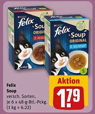 Felix Soup Original, verschiedene Sorten