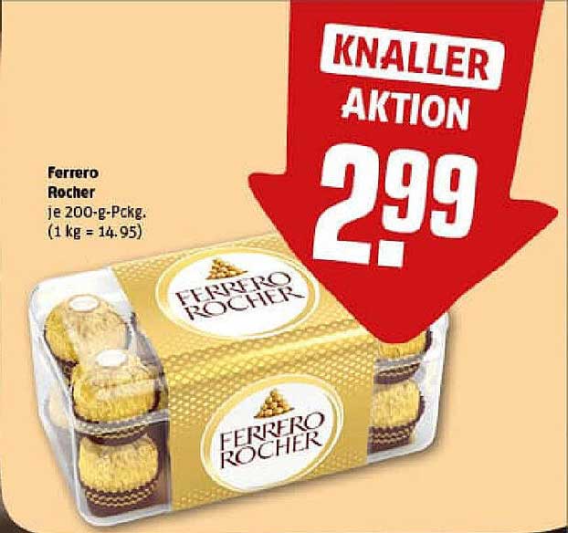 Ferrero Rocher 200 g-Packung