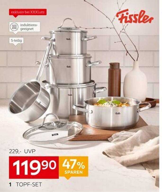 Fissler Topf-Set 5-teilig - jetzt nur 119,90 €