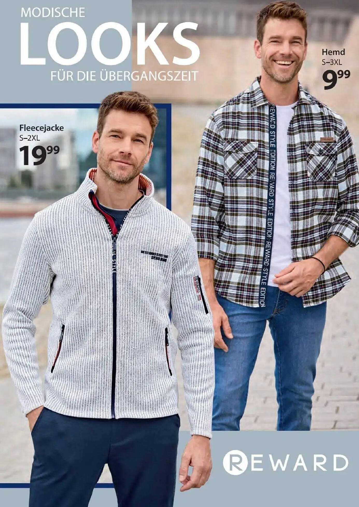 Fleecejacke und Hemd für die Übergangszeit