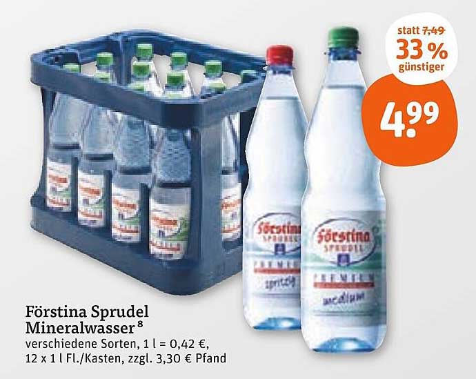 Förstina Sprudel Mineralwasser