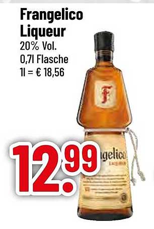 Frangelico Liqueur 0,71L für nur 12,99 €