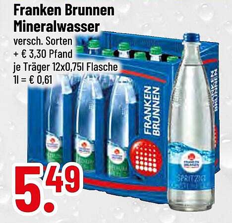 Franken Brunnen Mineralwasser - verschiedene Sorten