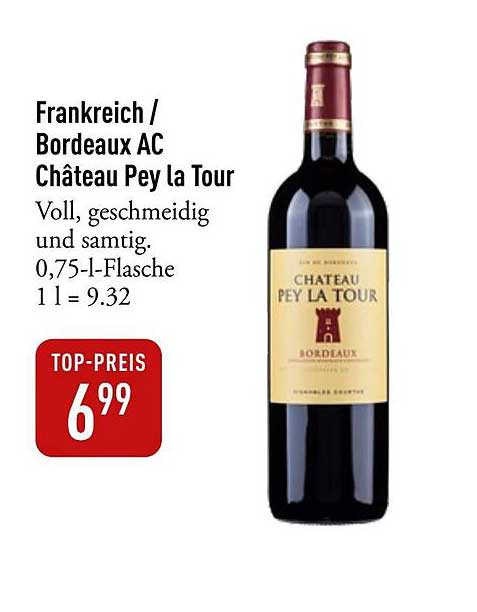 Frankreich / Bordeaux AC Château Pey la Tour