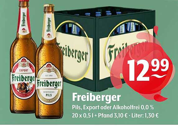 Freiburger Bier - Pils, Export oder Alkoholfrei 0,0 %