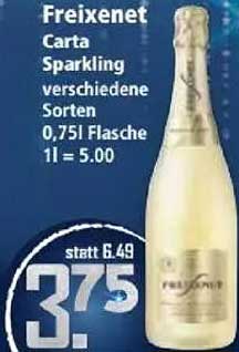 Freixenet Carta Sparkling verschiedene Sorten 0,75l Flasche