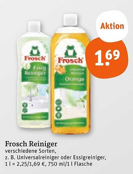 Frosch Reiniger - verschiedene Sorten