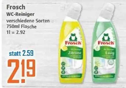 Frosch WC-Reiniger - Verschiedene Sorten 750ml